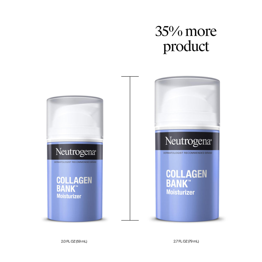 Neutrogena Collagen Bank neck-cream swatch suggesting firming support