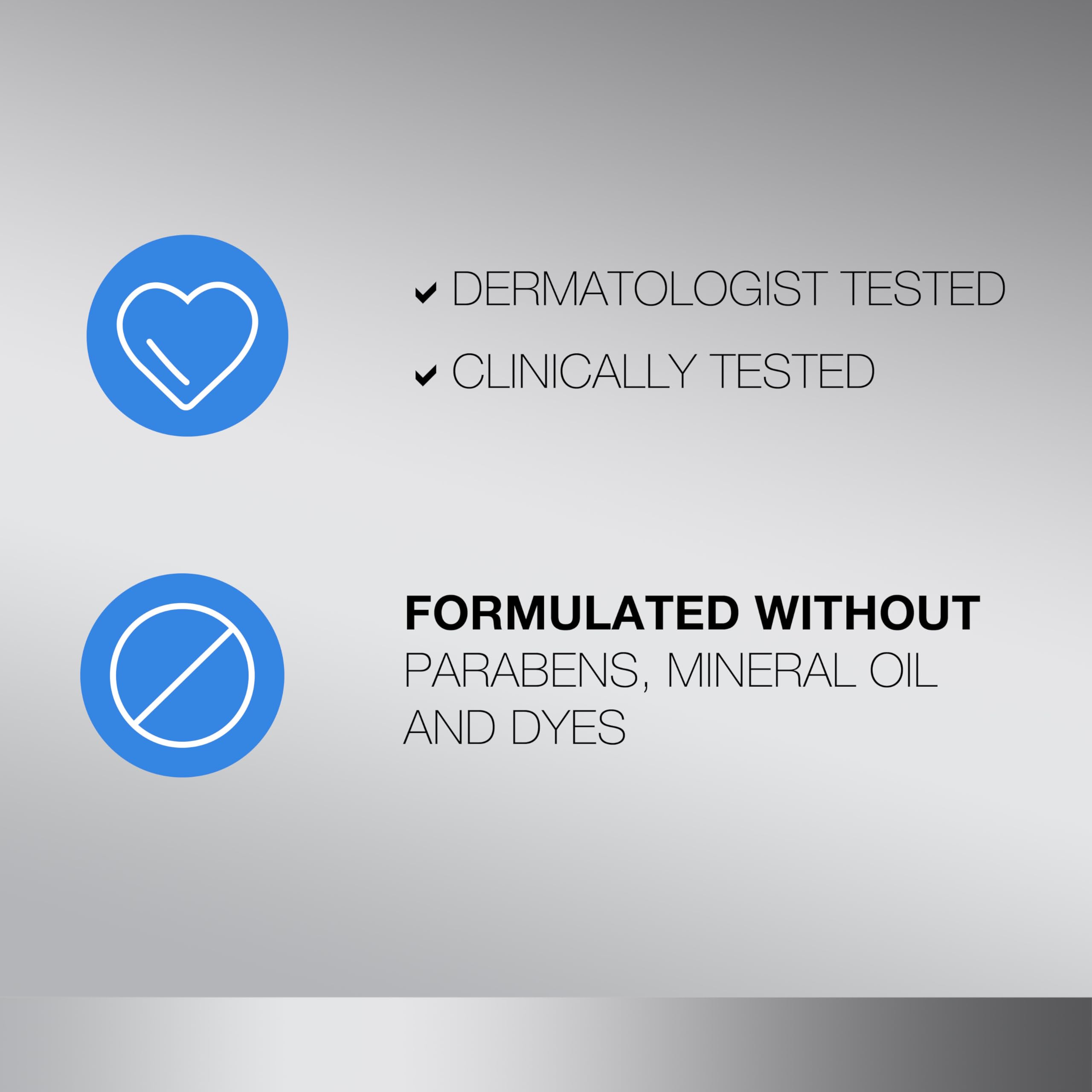 Neutrogena Dermatologist-tested packaging on display hints trusted skincare routine.