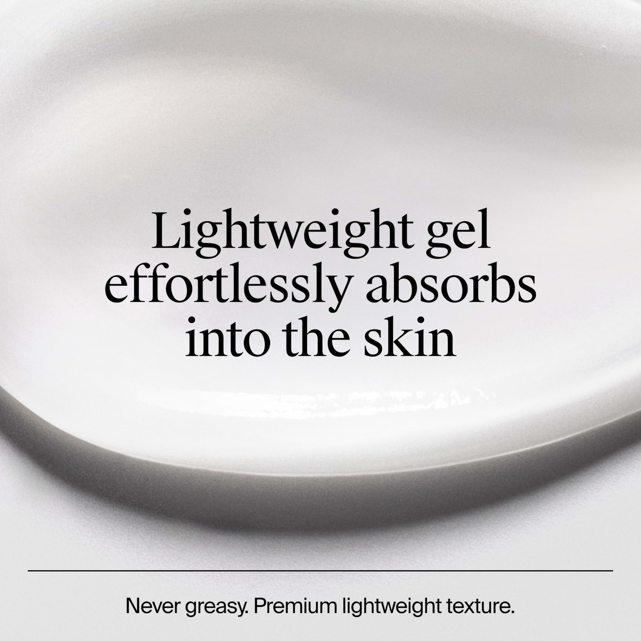 Neutrogena Evenly Clear on forearm demonstrates shine-free hydration.
