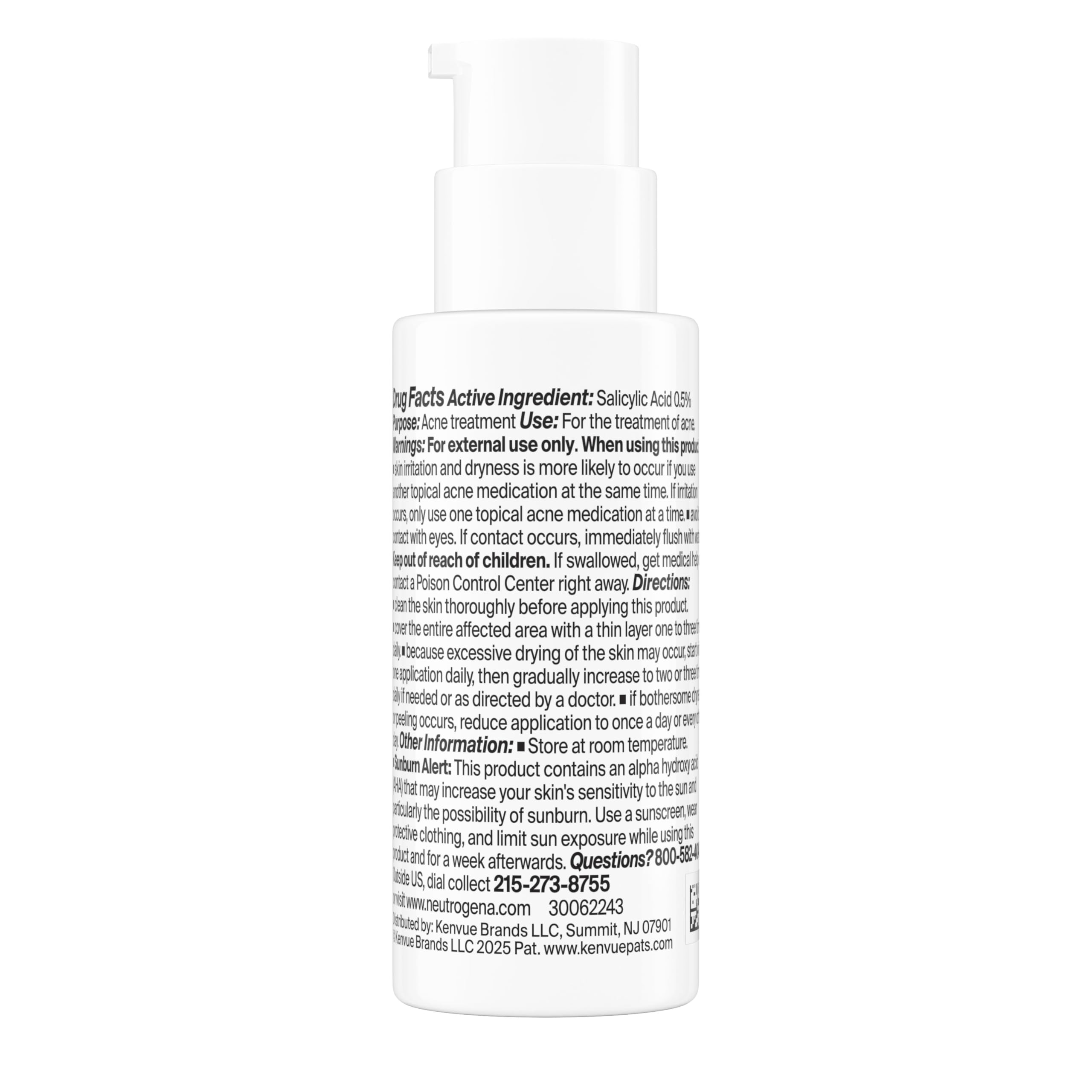 Neutrogena Evenly Clear study results noting visible improvement after weeks