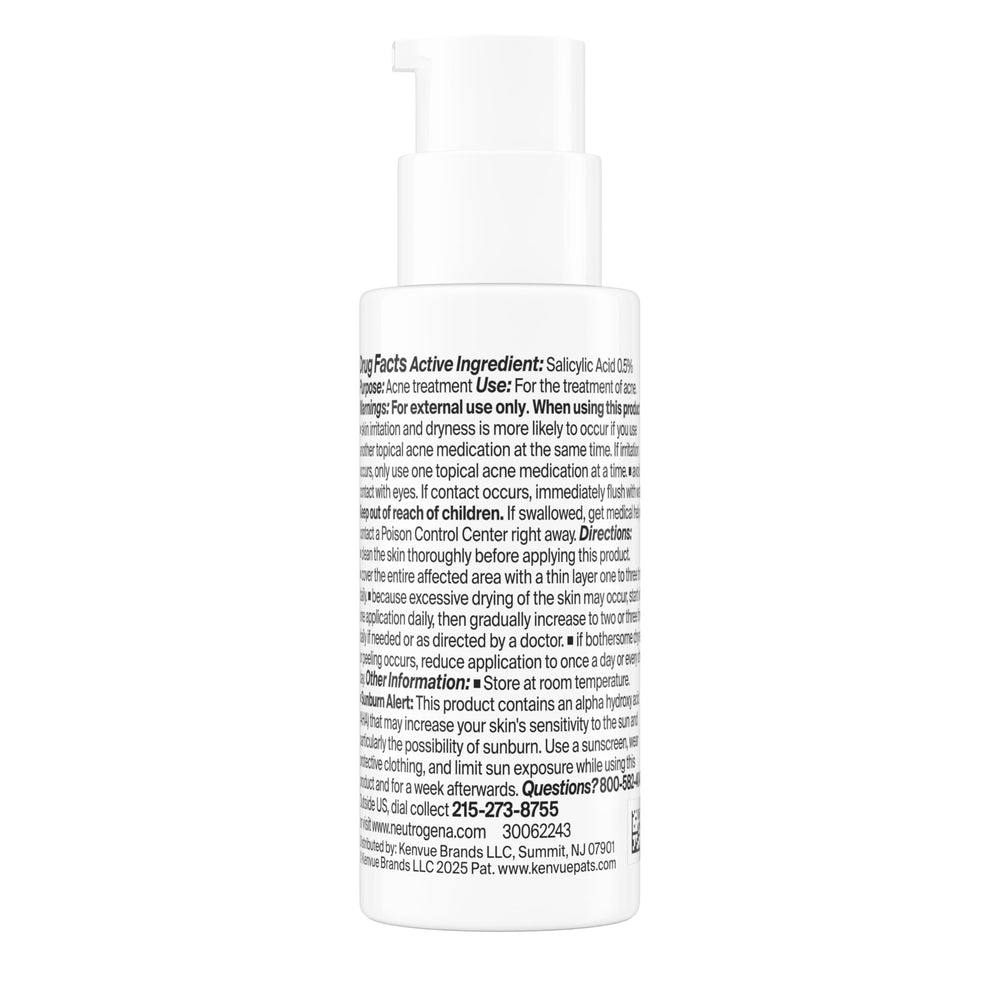 Neutrogena Evenly Clear study results noting visible improvement after weeks