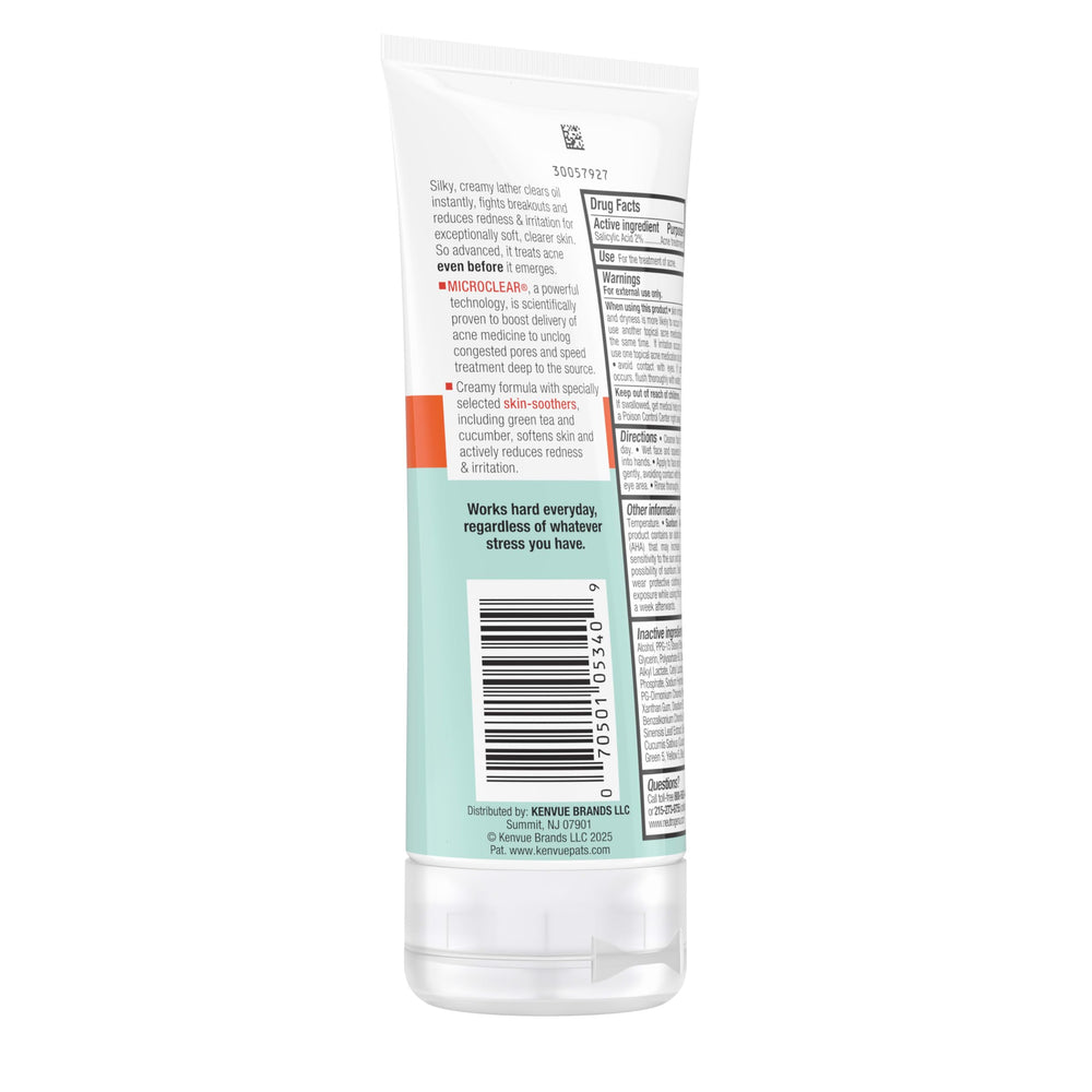 Neutrogena face wash in a step-by-step skincare routine setup.