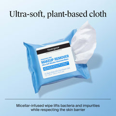 Neutrogena fragrance-free wipes are safe for delicate eye area.