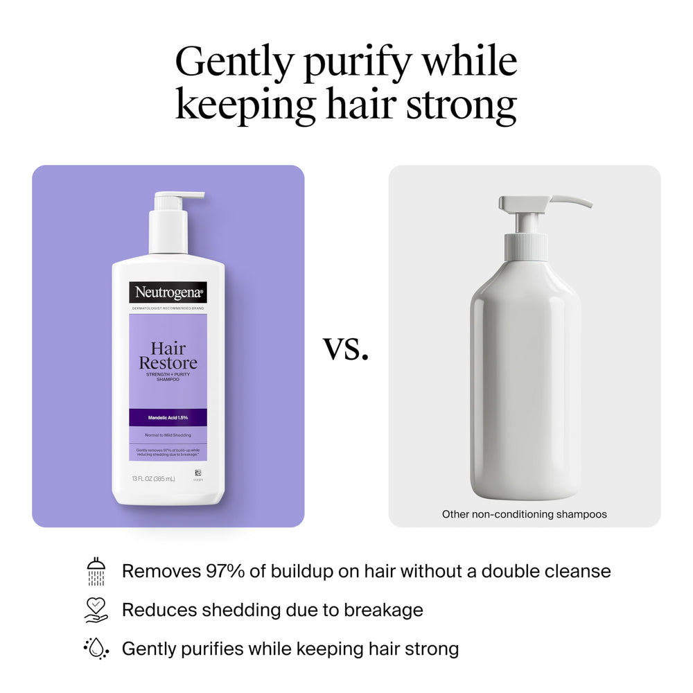 Neutrogena pairing suggestion with Triple Action Scalp Detox Cleanser.