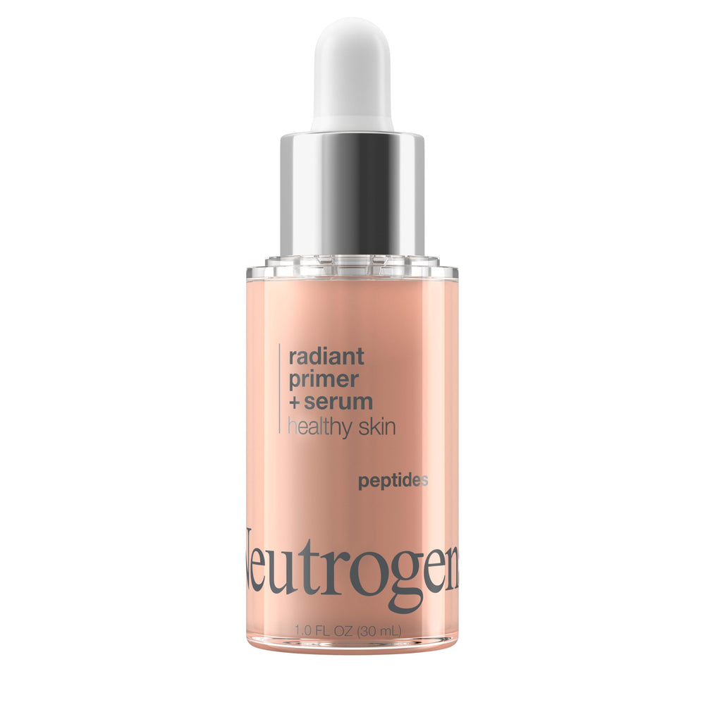 Neutrogena Healthy Skin Radiant Booster bottle pour for easy priming.