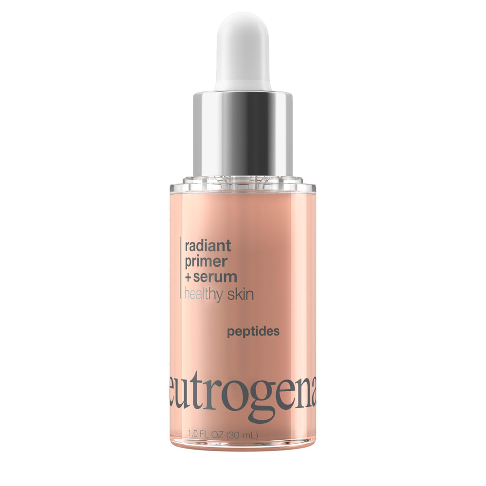 Neutrogena Radiant Booster on skin, smooth texture and even tone.