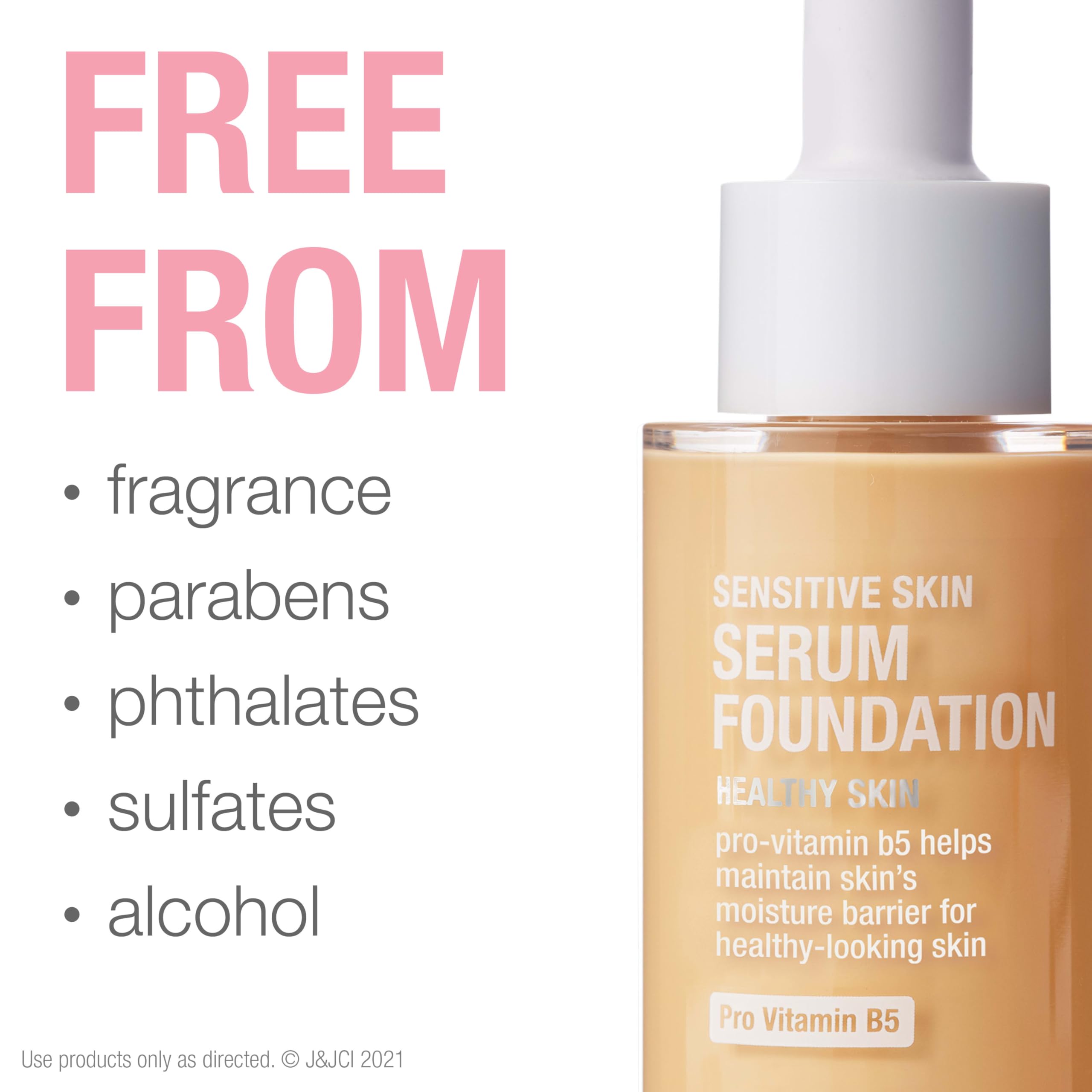 Neutrogena Healthy Skin Serum Foundation application with brush showing easy blending.