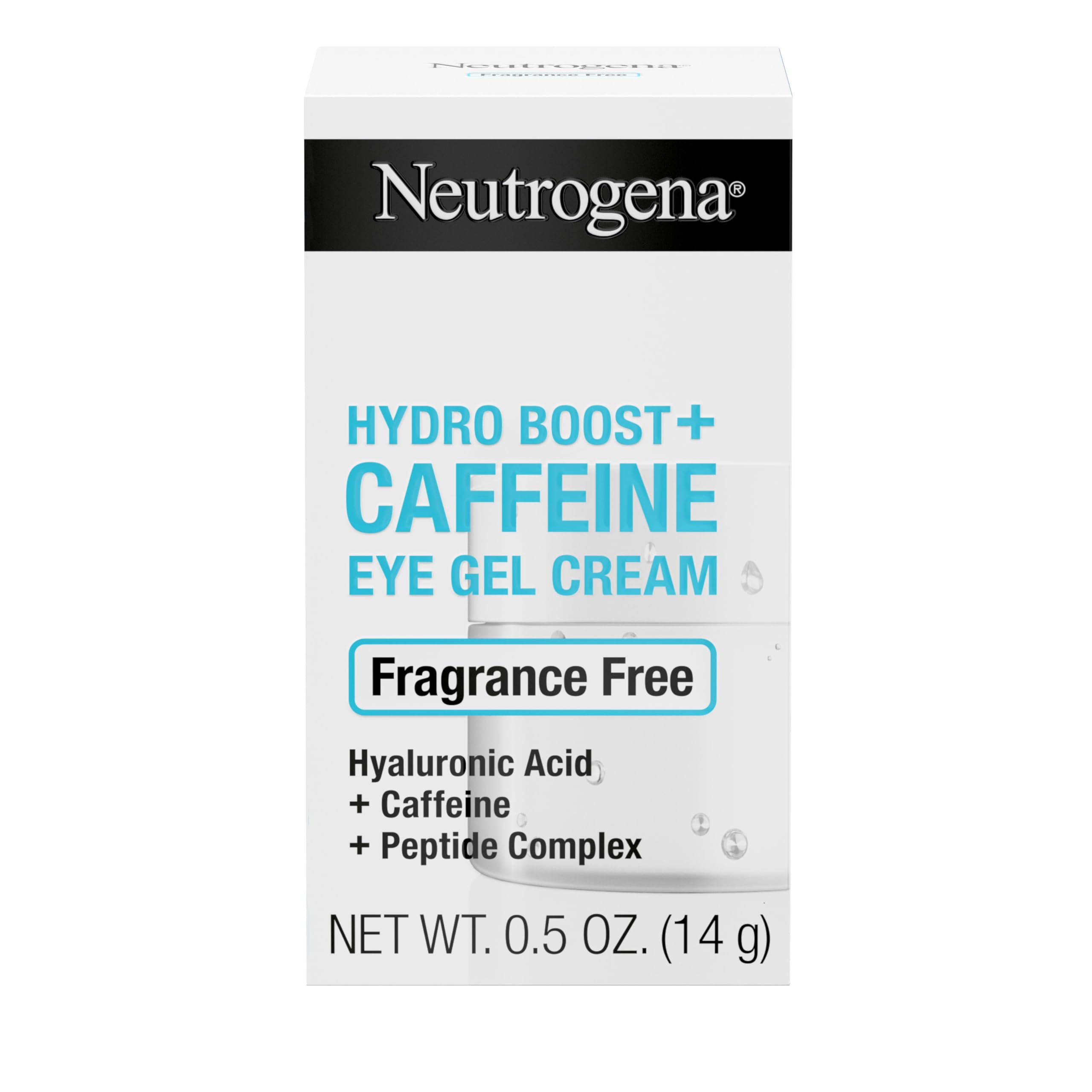 Neutrogena Hydro Boost eye cream close-up texture without dyes or parabens