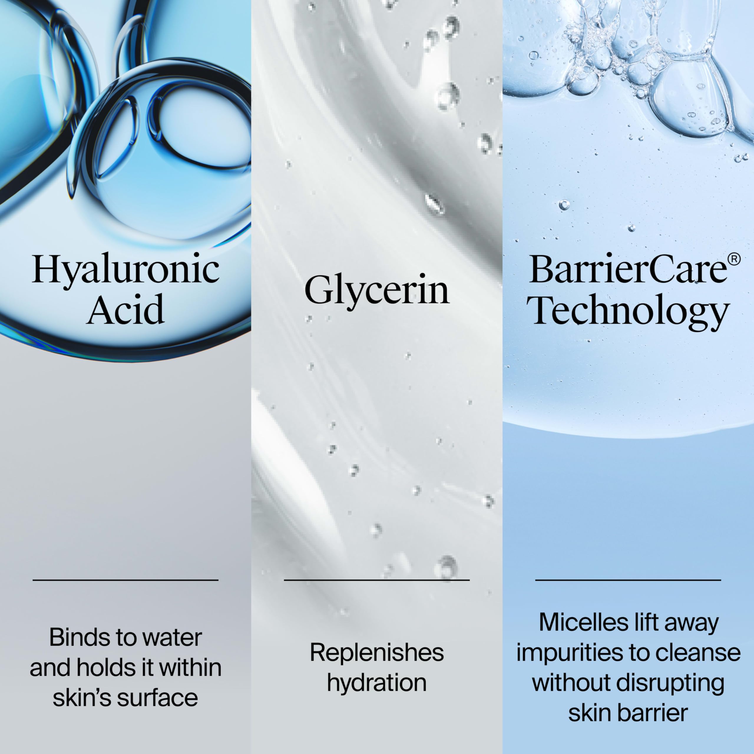 Neutrogena Hydro Boost Face Wash packaging notes dermatologist recommendations