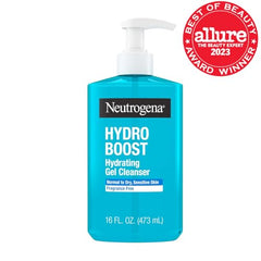 Neutrogena Hydro Boost Face Wash foaming lather for gentle cleansing.