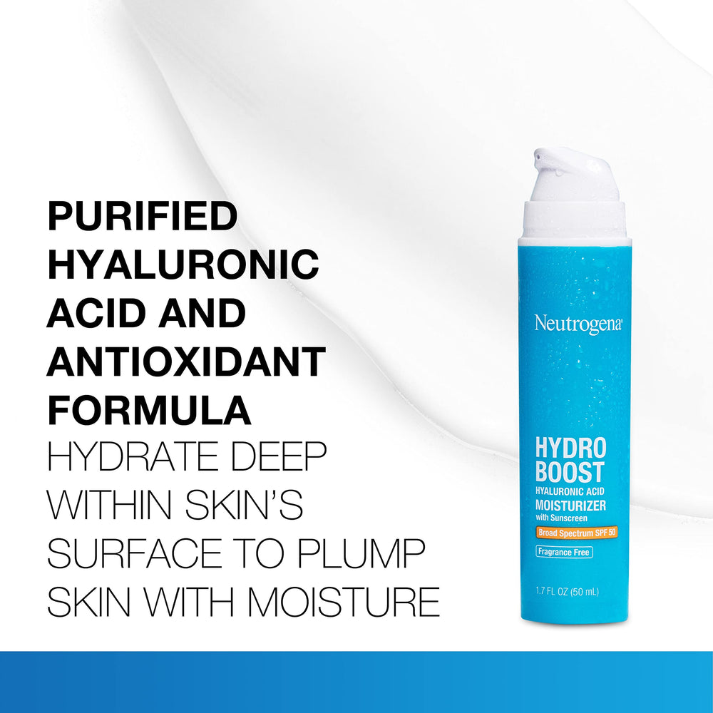 Neutrogena Hydro Boost with hyaluronic acid hydrates dry skin