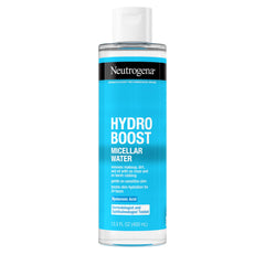 Neutrogena Hydro Boost Micellar Water bottle front for sensitive skin hydration.