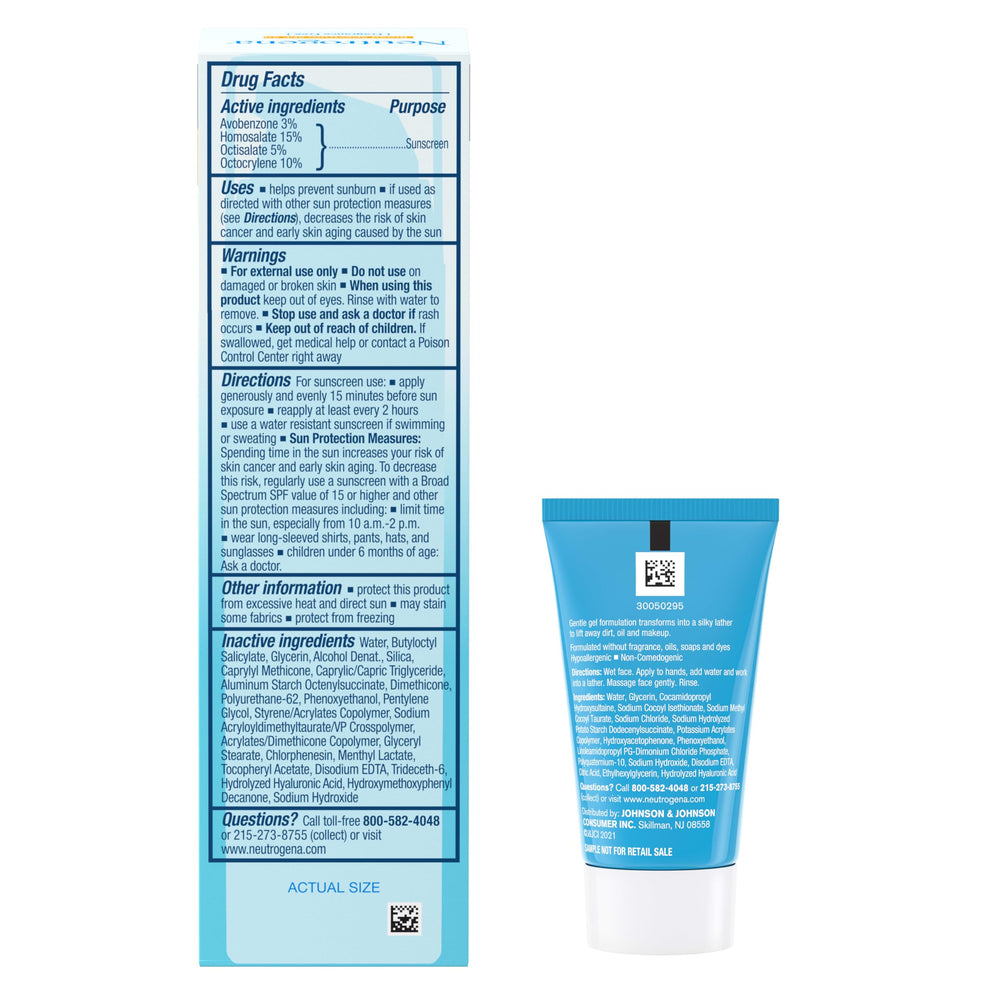 Travel-friendly Neutrogena Hydro Boost packaging for on-the-go hydration