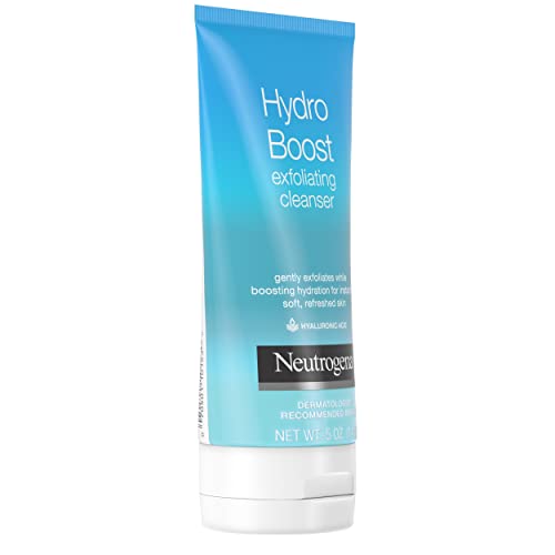 Neutrogena Hydro Boost tube on bathroom sink scene illustrates daily skincare routine.