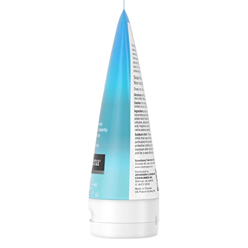 Neutrogena Hydro Boost water droplets imagery conveys hydration benefits.
