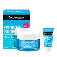 Neutrogena Hydro Boost Water Gel bottle provides lightweight hydration for normal to oily skin.
