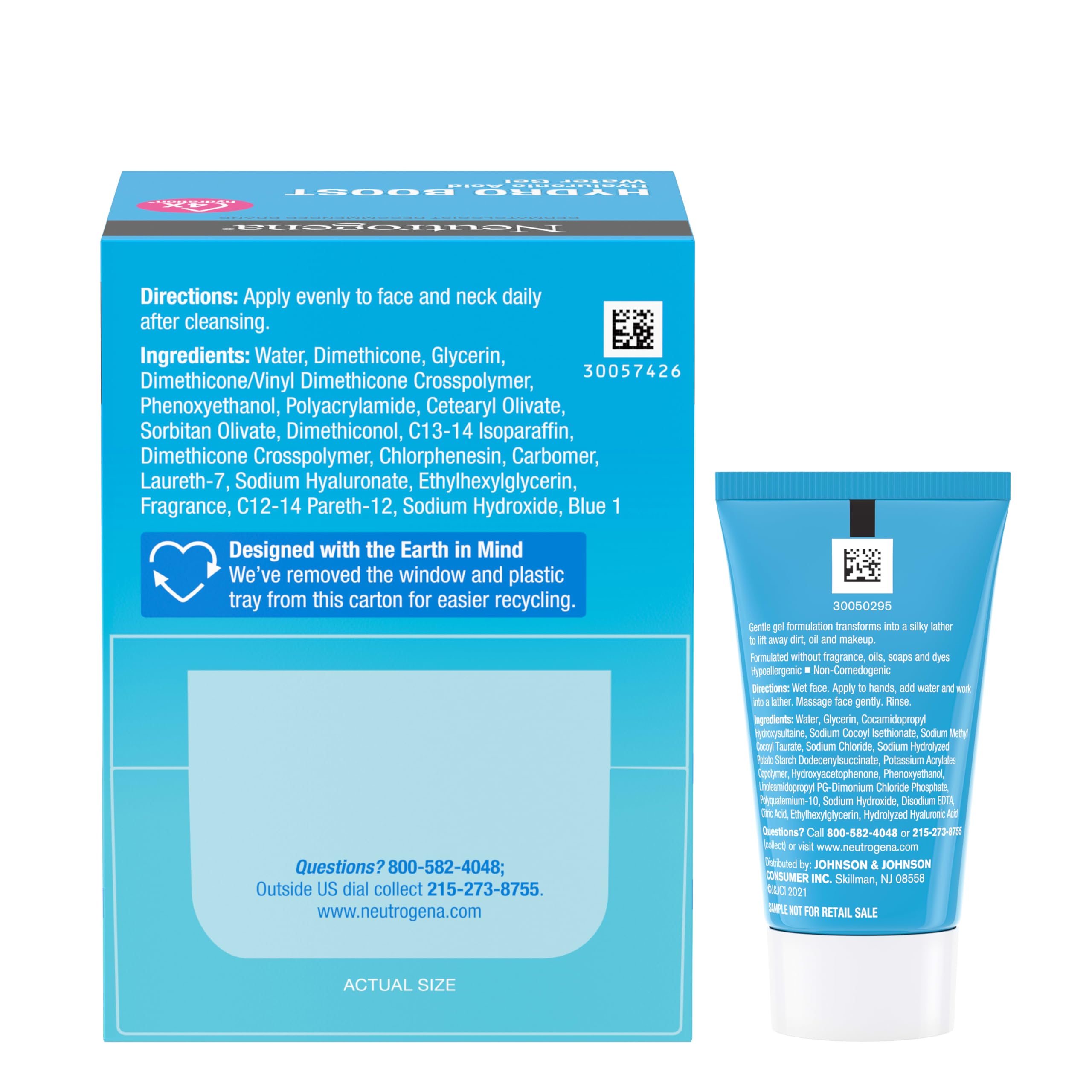 Neutrogena Hydro Boost routine kit idea for daily care with cleanser