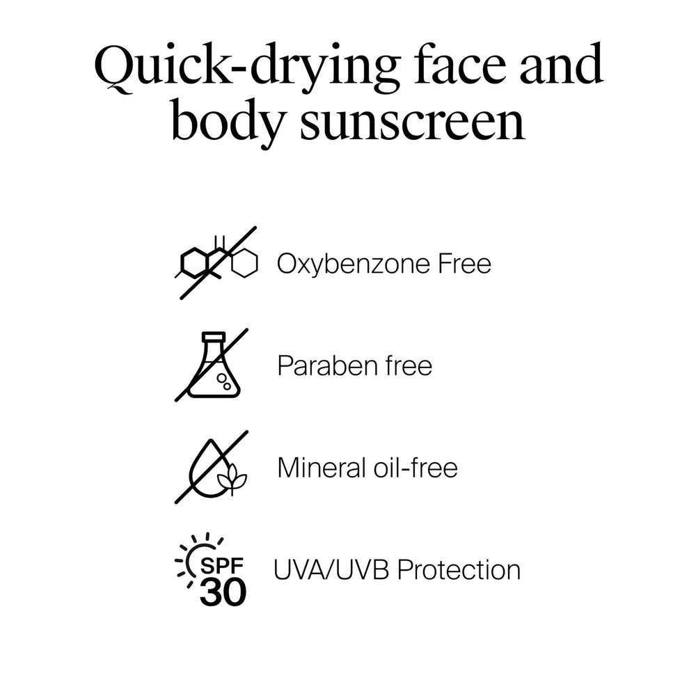 Arm application during outdoor activity highlights broad UVA/UVB protection.