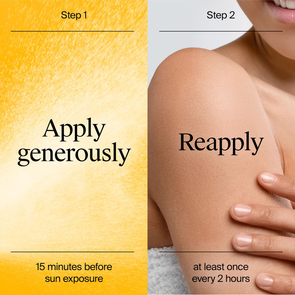 Neutrogena Invisible Daily Defense spray is oxybenzone-free for safer sun care.
