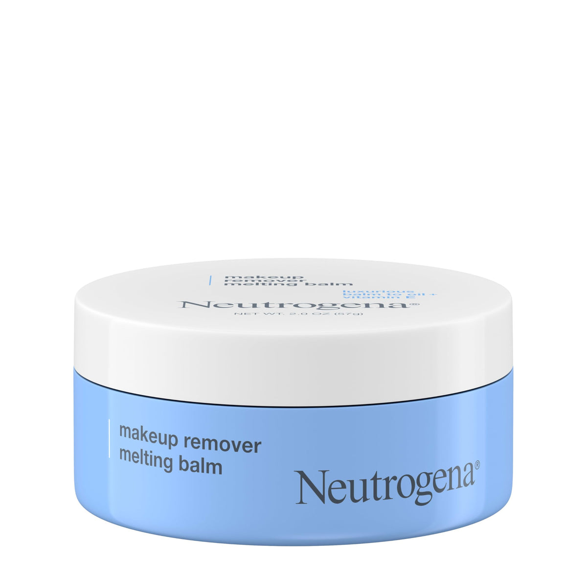 Neutrogena makeup remover balm-to-oil melts stubborn makeup gently on eyelids or lips