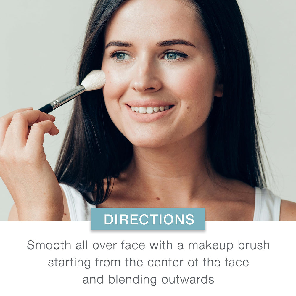 Powder texture displayed for a breathable finish
