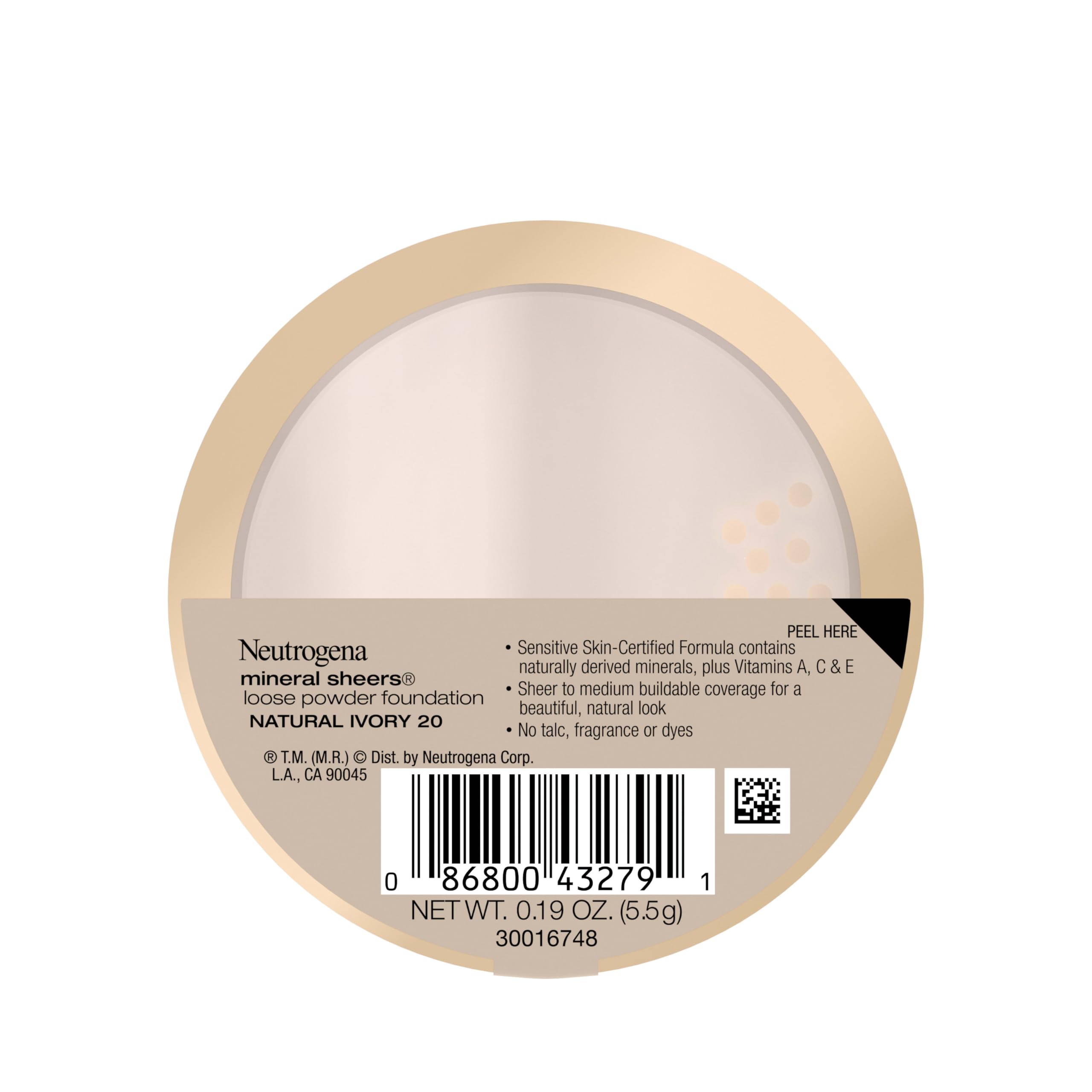 Natural Ivory 20 shade blends with light skin tones
