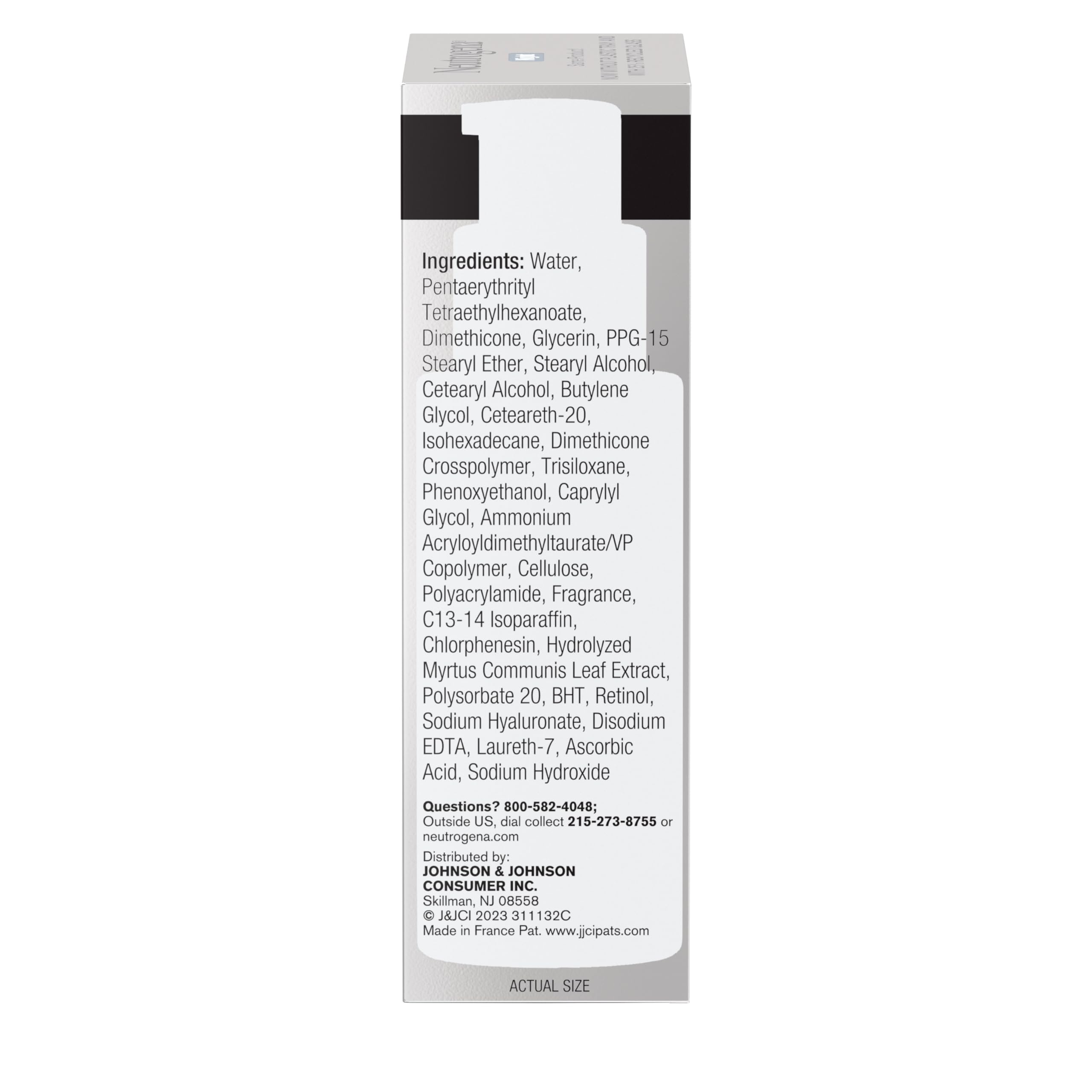 Neutrogena Night skincare routine layout presents steps clearly.