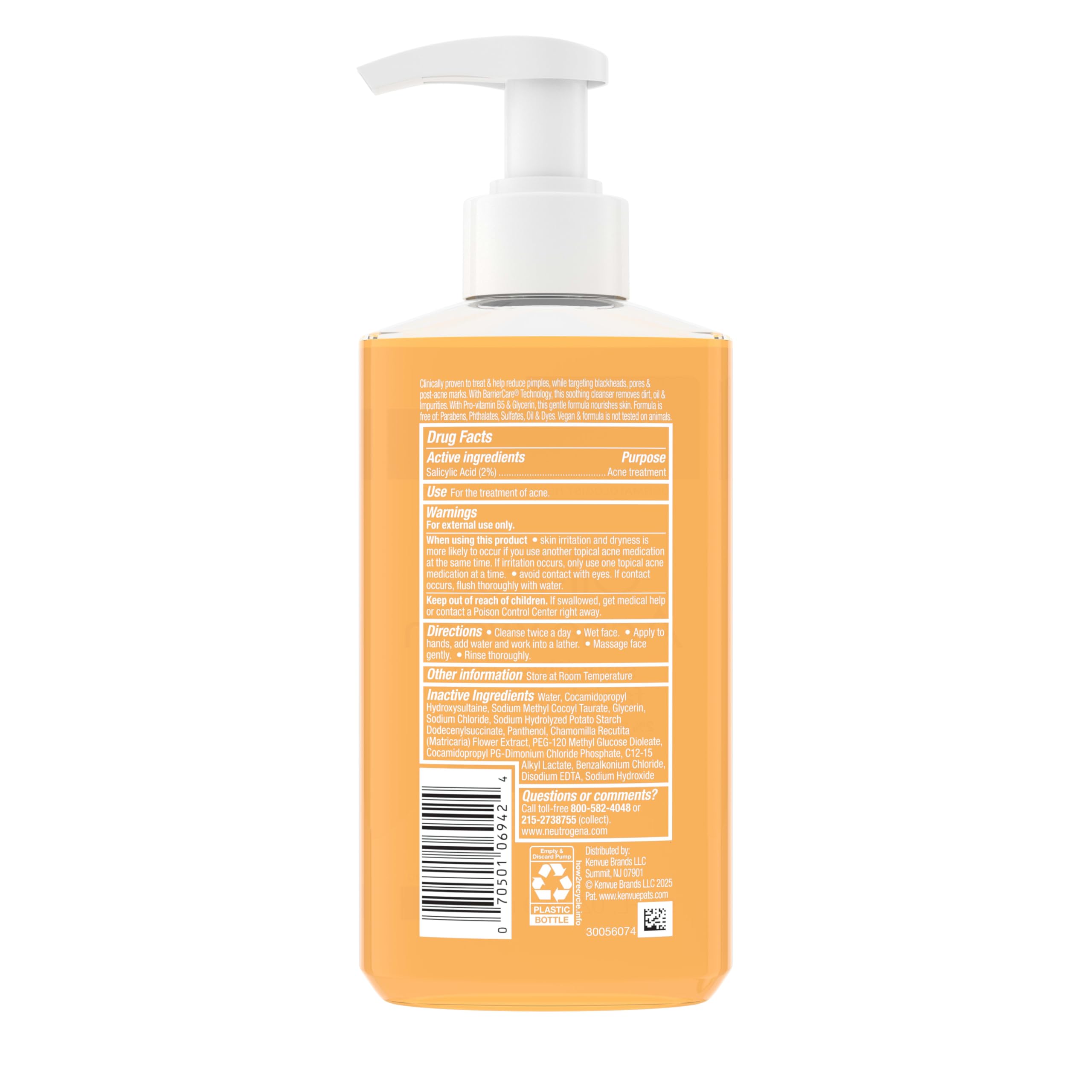 Adults and teens using Neutrogena fragrance-free acne wash.