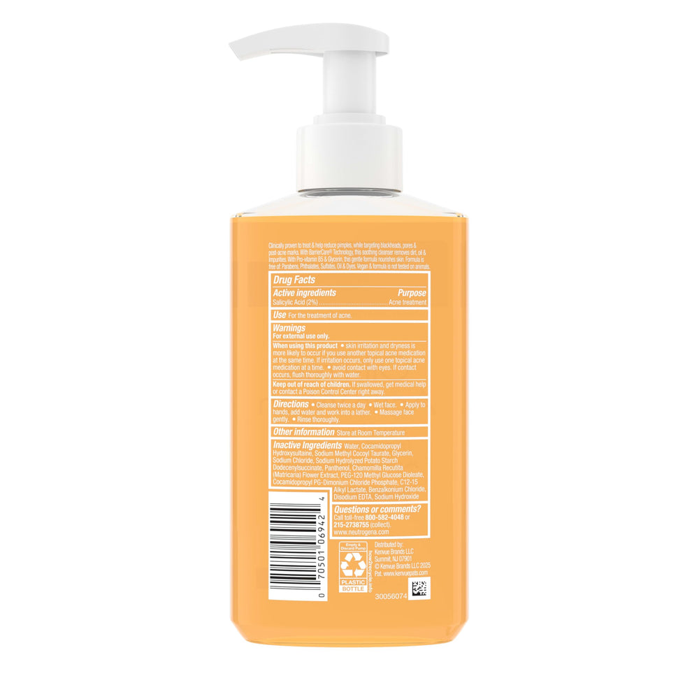 Adults and teens using Neutrogena fragrance-free acne wash.