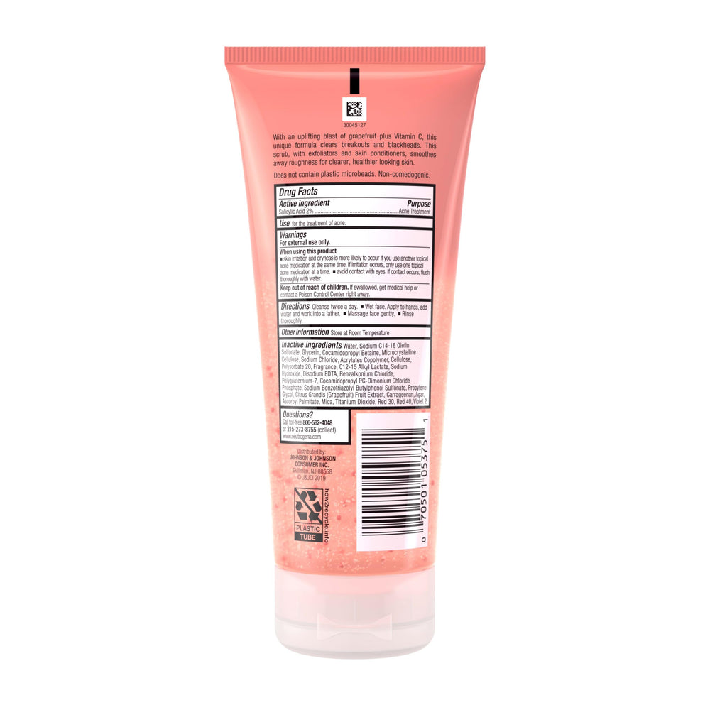 Neutrogena Oil-Free Acne Wash Pink Grapefruit 3-pack display in store