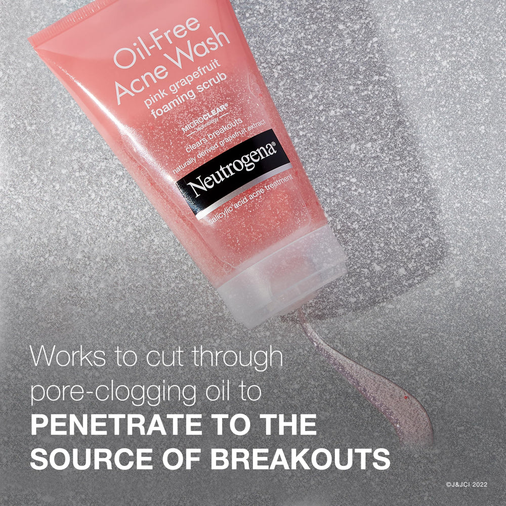 Neutrogena Pink Grapefruit scent accent with citrus slice