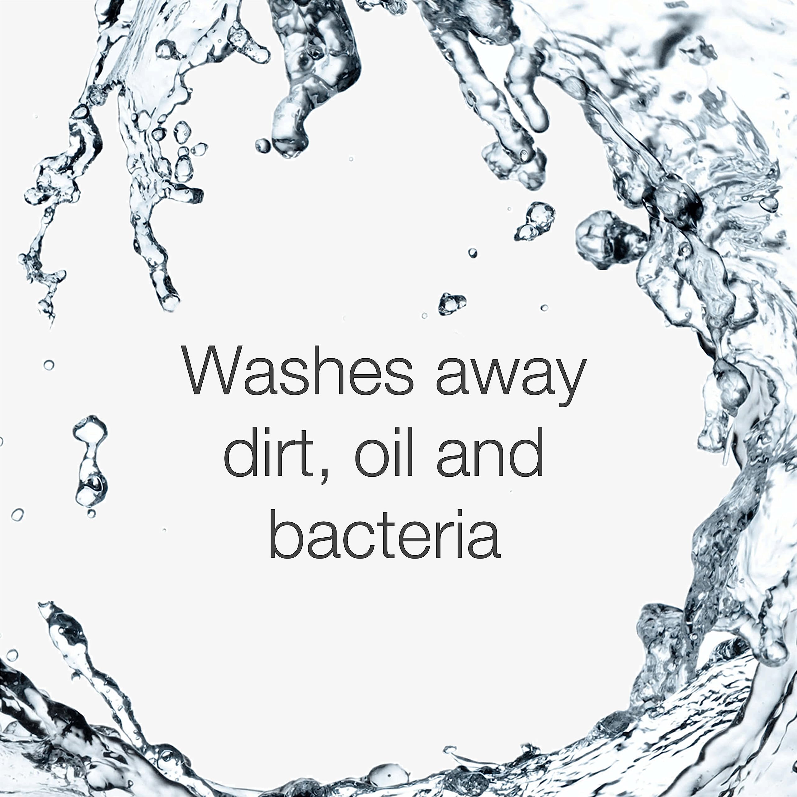 Neutrogena Oil-Free Acne Wash pour shot highlights easy daily use.