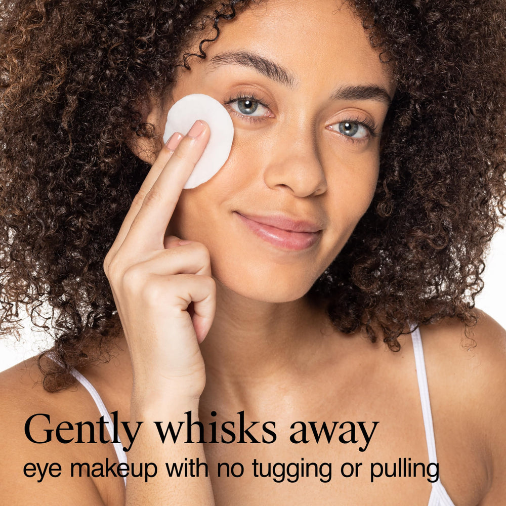 Neutrogena aloe-cucumber formula soothes while cleansing the delicate eye area.