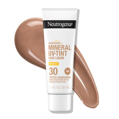 Neutrogena Purescreen+ tinted sunscreen bottle offers on-the-go sun protection
