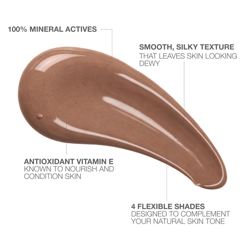 Silky texture close-up showing dewy finish from Neutrogena Purescreen+.