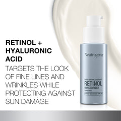 Neutrogena Rapid Wrinkle Repair on neck addressing fine lines