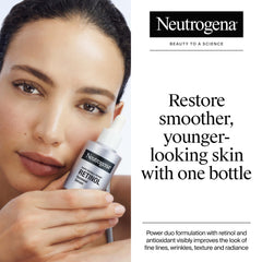 Neutrogena Rapid Wrinkle Repair Serum dropper dispensing formula for nightly application