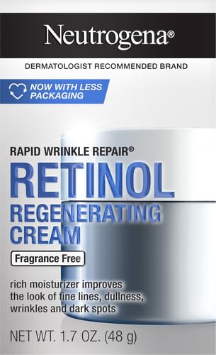 Close-up of the cream texture highlighting hydrating hyaluronic acid in Neutrogena formula.