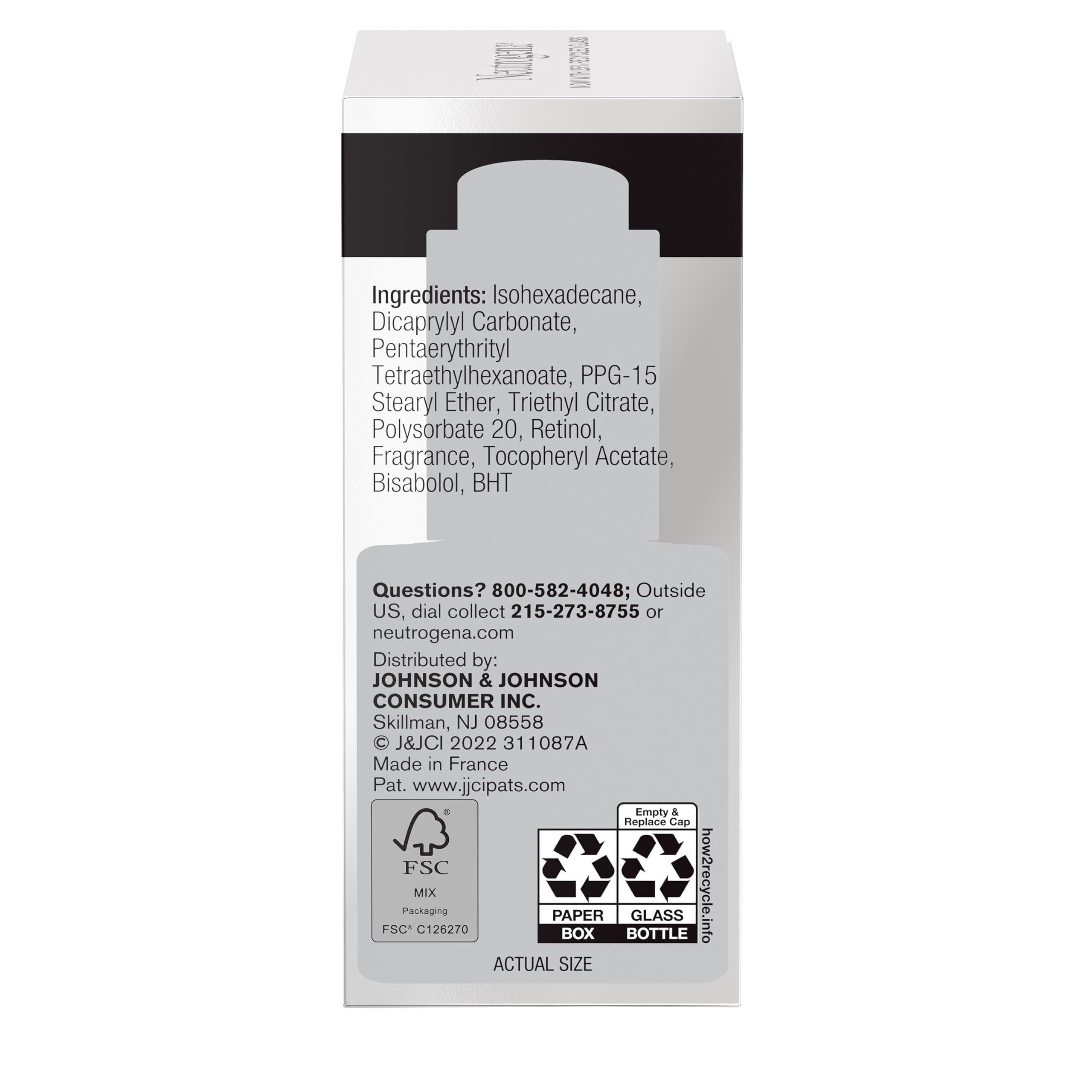 Nourished-looking skin after using retinol oil with a soft finish