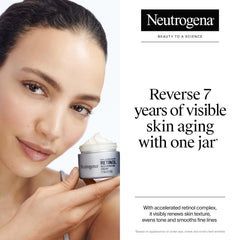 Neutrogena retinol regenerating cream close-up highlighting potent retinol formula