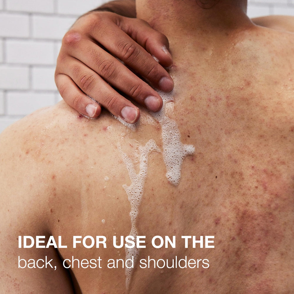 Neutrogena bottle in shower suggests daily use for consistent care