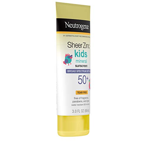 Neutrogena Sheer Zinc Kids apply 15 minutes before sun exposure.