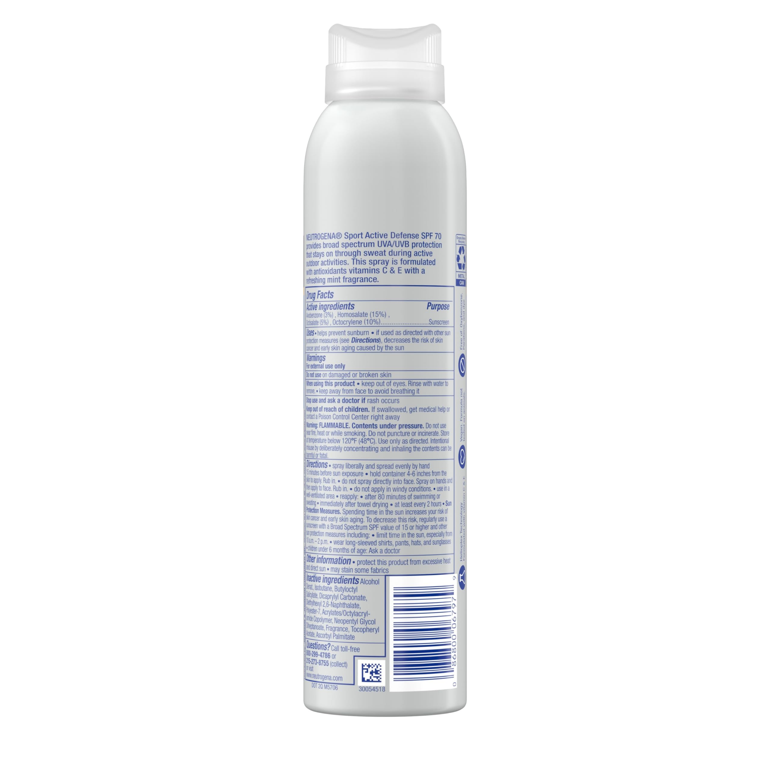 Easy spray application; apply before sun exposure.