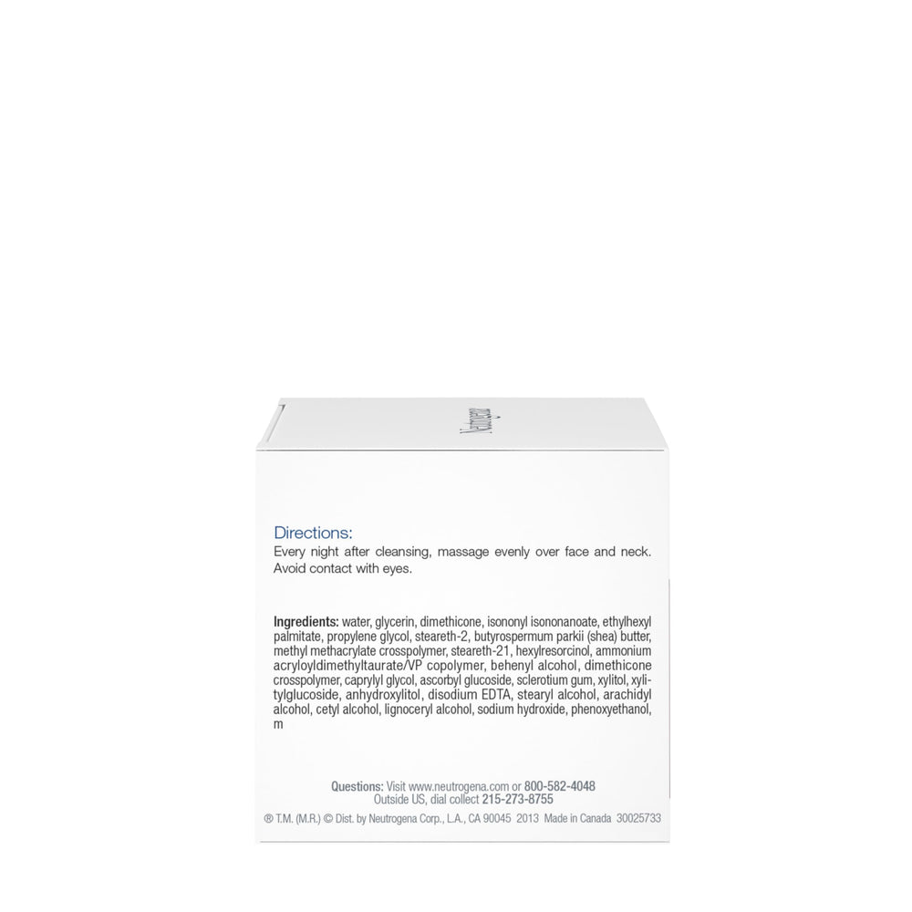 Neutrogena Triple Age Repair night ritual for radiant morning skin.