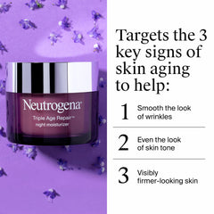 Neutrogena Triple Age Repair Vitamin C to brighten and even tone.