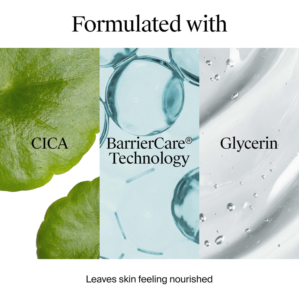 Neutrogena Ultra Gentle BarrierCare technology supports skin comfort during wash.