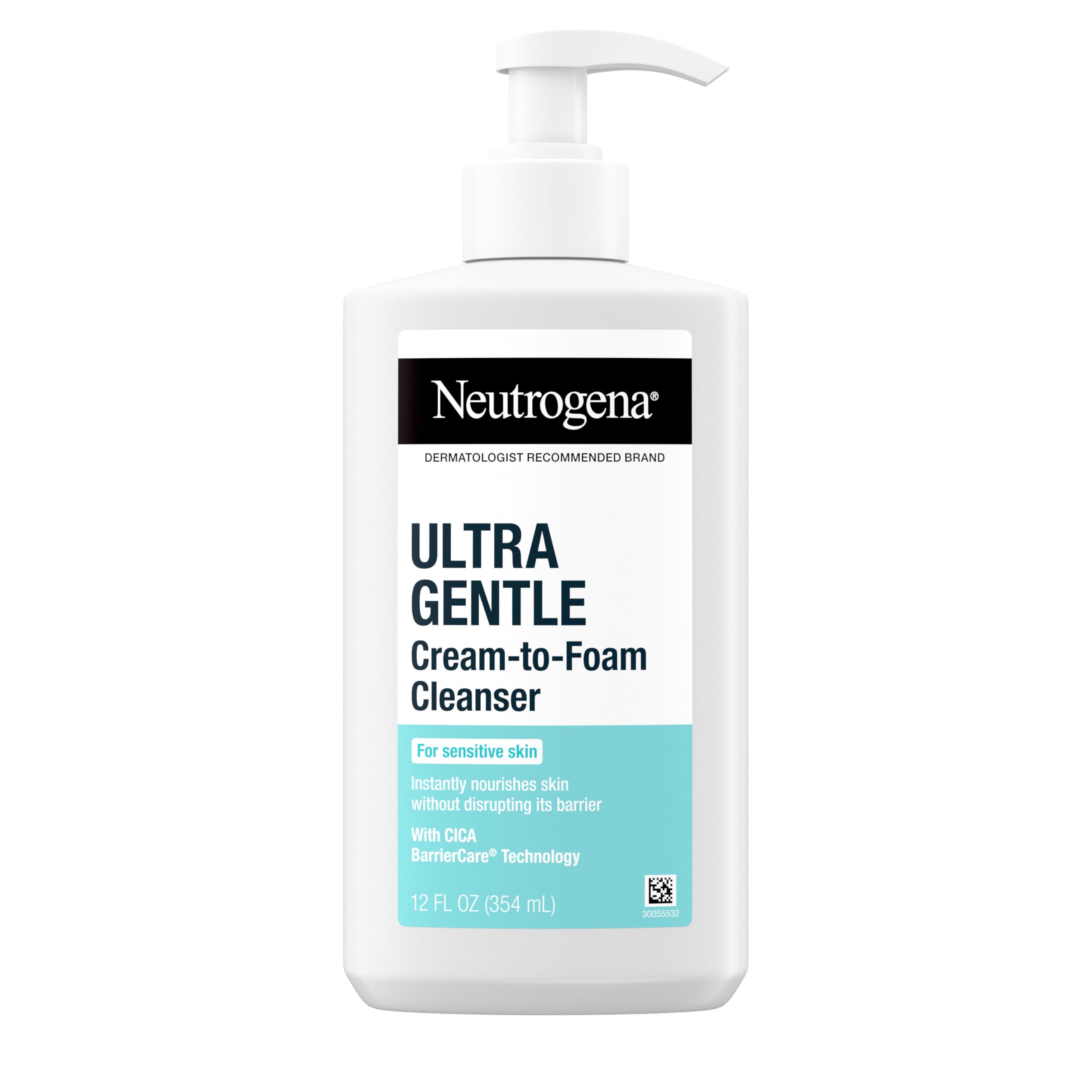 Neutrogena Ultra Gentle bottle pour for easy daily cleansing.