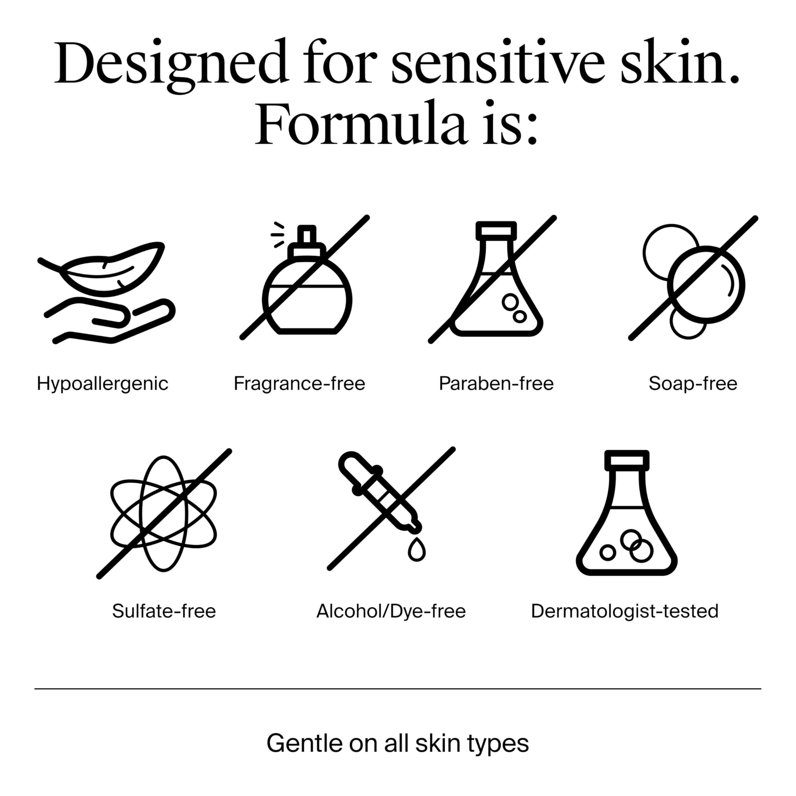 Neutrogena Ultra Gentle glycerin benefits moisturization during cleansing.