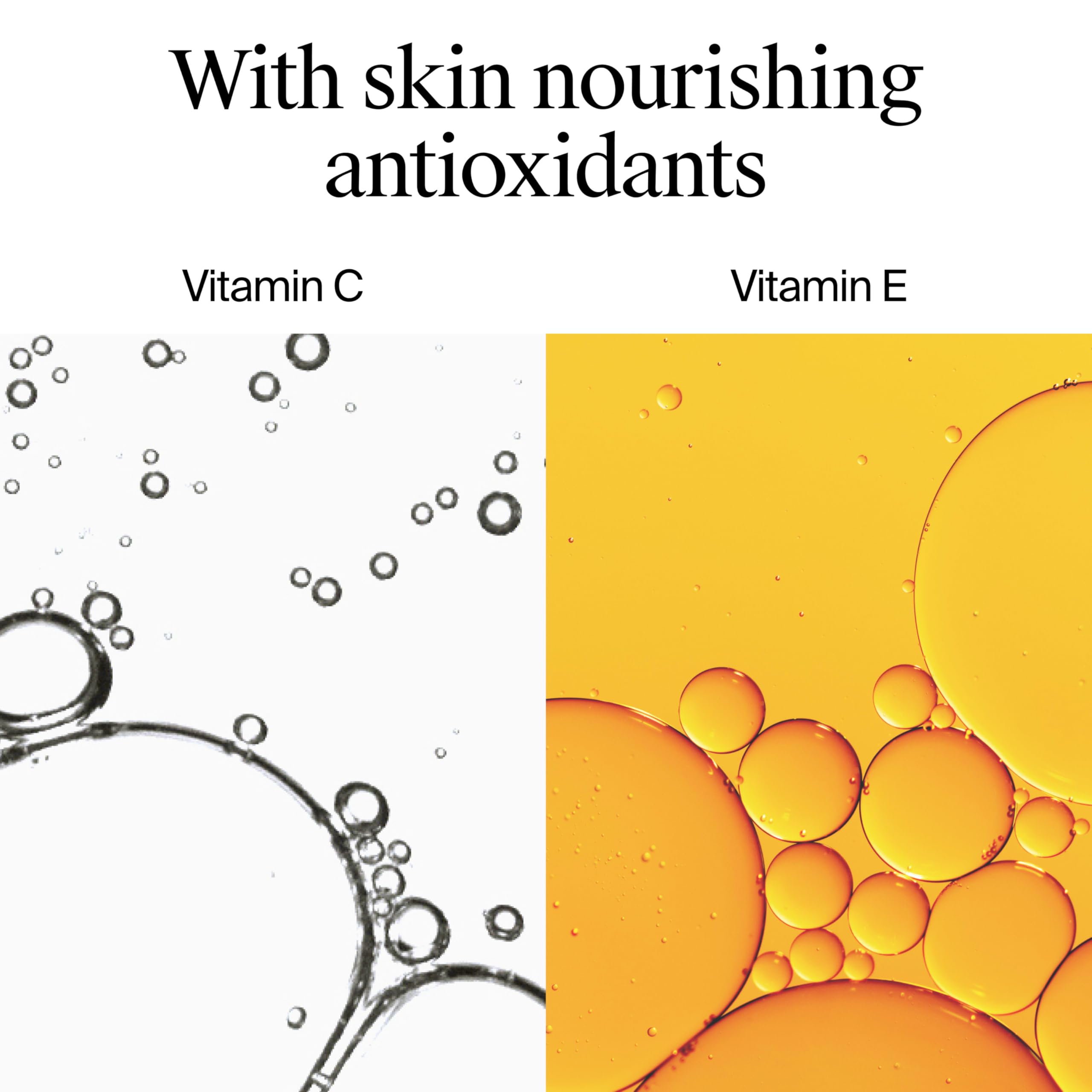 Fragrance-free vegan formula suitable for sensitive skin.