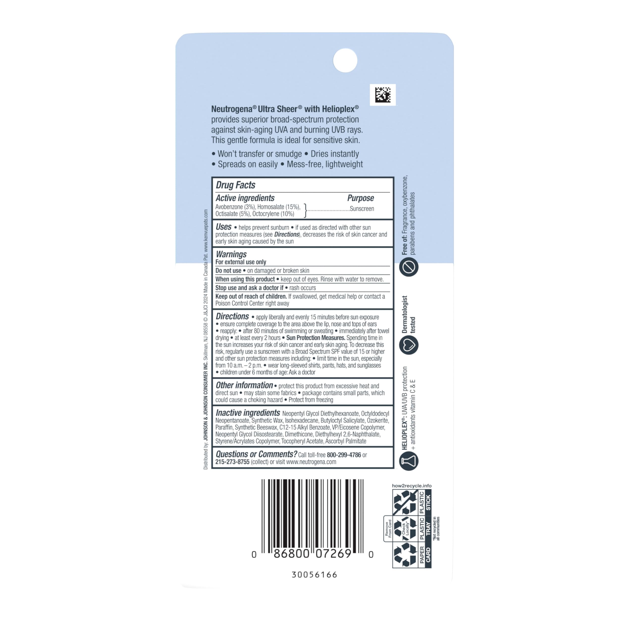 Easy reapplication on the go for continued sun defense.